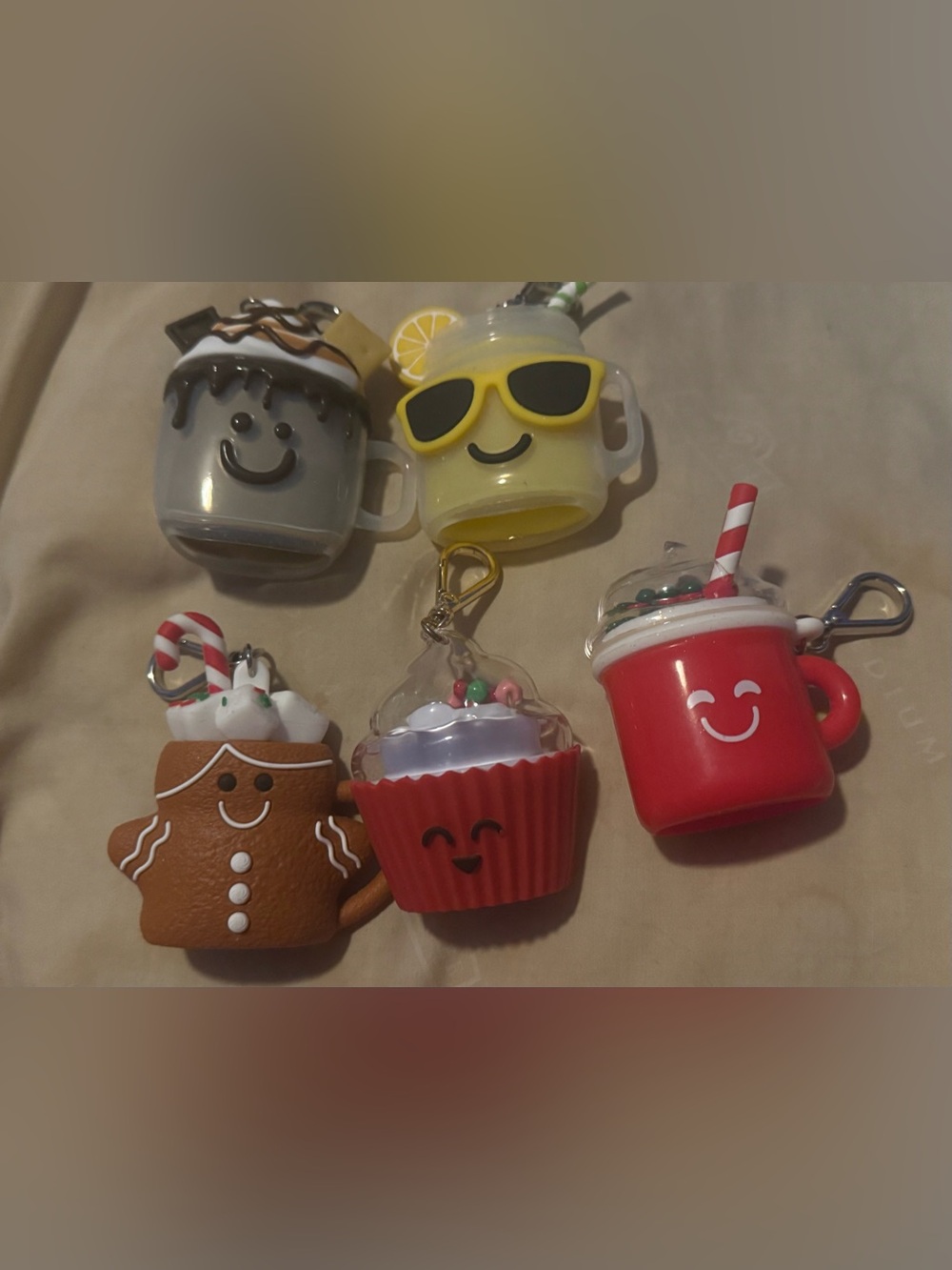 Bath and Body Works Seasonal Treat Hand Sanitizer holders- 6pc